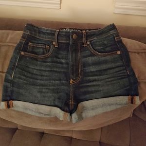 American Eagle Super Stretch High Rise Shorties